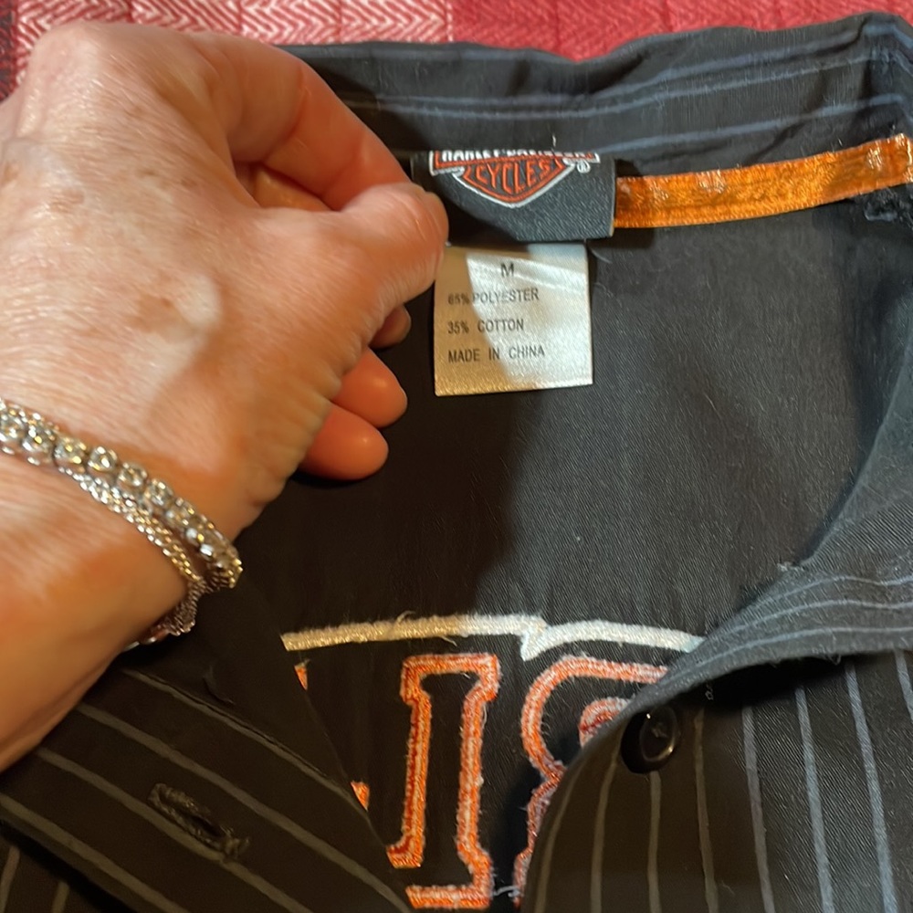 HD Screaming Eagle Garage Shirt-M - Picture 4 of 4